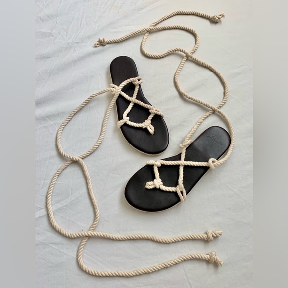 J Crew Lace Up Sandals - Picture 3 of 5